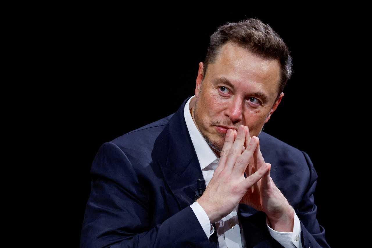 Ketua Pegawai Eksekutif Tesla Elon Musk. Gambar: Reuters