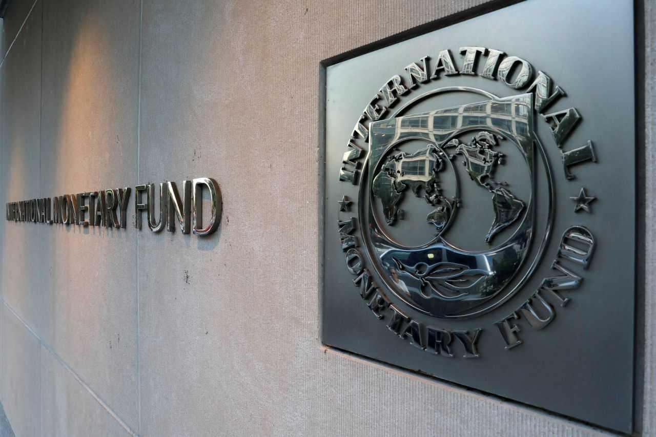 International Monetary Fund logo is seen outside the headquarters building in Washington, US, Sept 4, 2018. Photo: Reuters