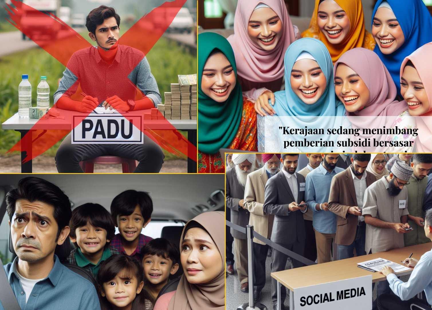 Rafizi Ramli's economy ministry has resorted to various ways to encourage the public to register in PADU, such as these pictures posted on the ministry's social media to allay concerns on data privacy.