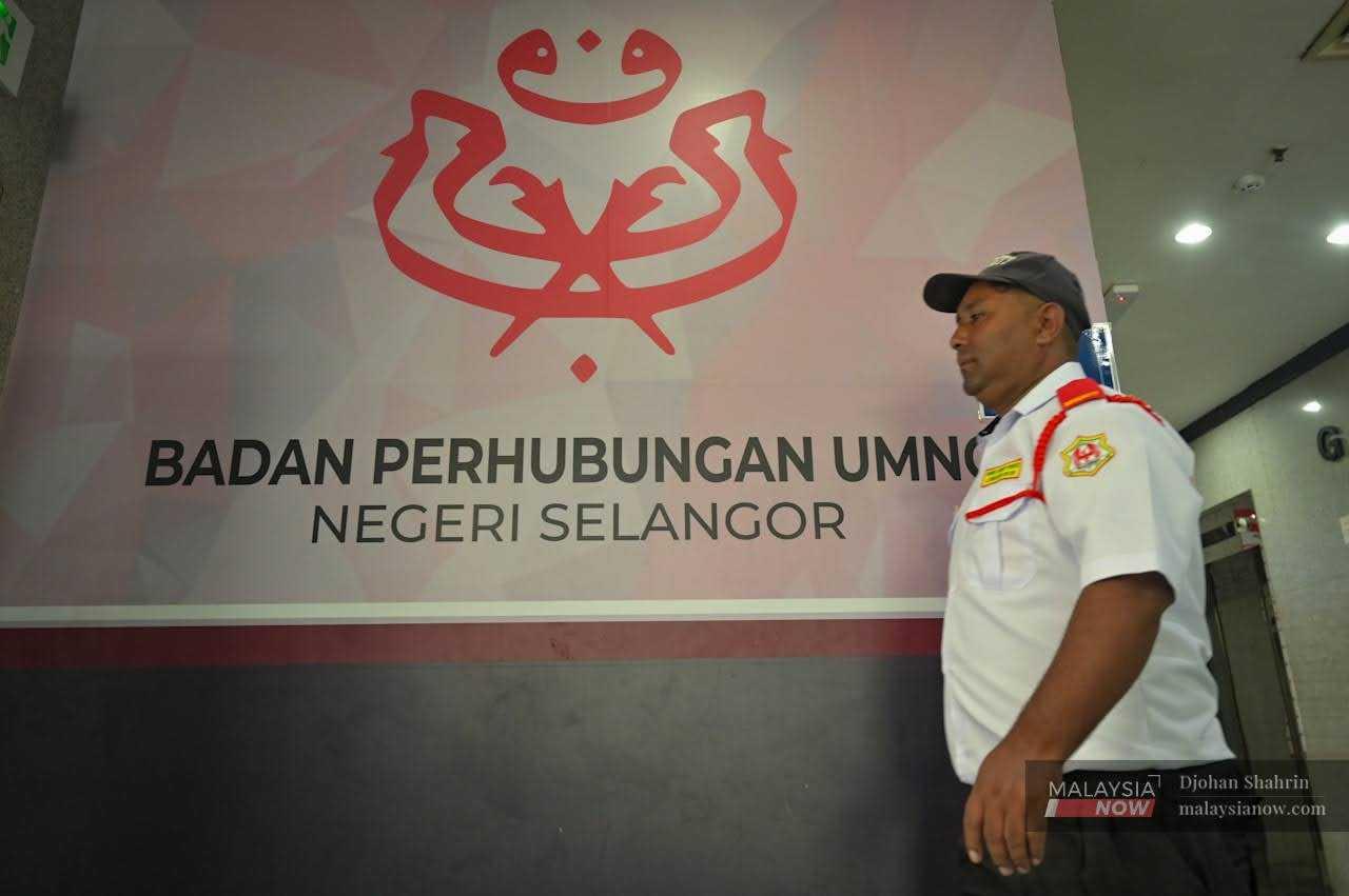 Umno was booted out from Selangor in the last polls, leaving the party with only two state seats. 