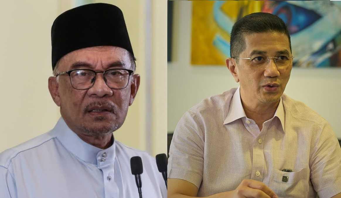 Anwar Ibrahim dan Mohamed Azmin Ali.