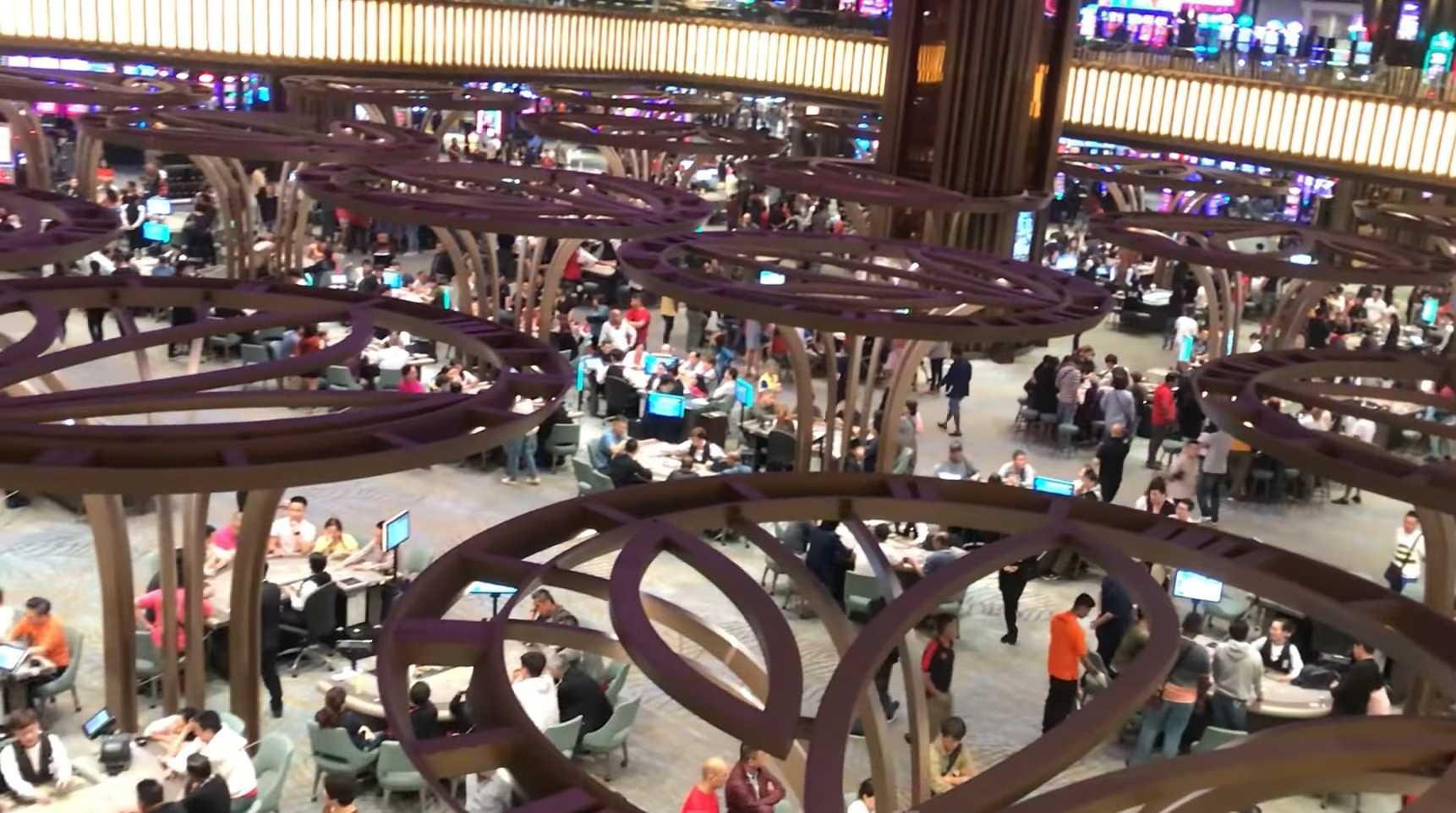 Pemandangan salah satu ruang perjudian di Genting Highlands yang menempatkan satu-satunya kasino di Malaysia.