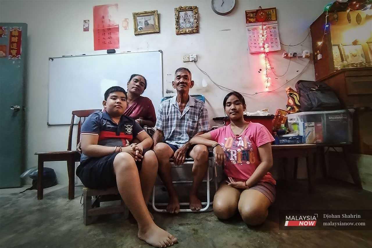 Dewi Budiman and Chong Ban Aun tell their children that celebrations are not measured by how many possessions they have, but the love in their hearts.