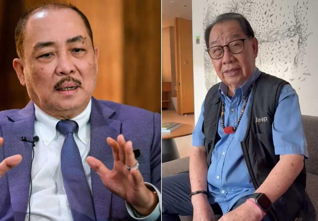 Sabah Chief Minister Hajiji Noor and his deputy Jeffrey Kitingan, among more than a dozen Sabah politicians implicated in a mining scandal.