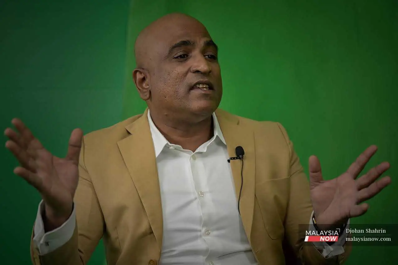 M Ravi, during an interview with MalaysiaNow in June 2022.