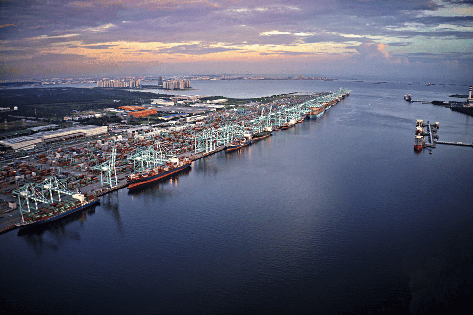 The Port of Tanjung Pelepas in Johor is Malaysia's second-busiest port, where activists say containers bound for Israel have docked in violation of Malaysia's trade ban against the Zionist state. Photo: PTP