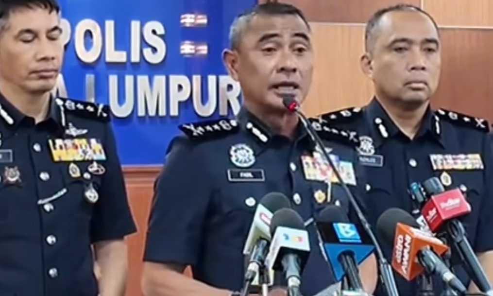 Ketua Polis Kuala Lumpur Fadil Marsus ketika sidang media pada 15 Oktober 2026 berhubung kematian tahanan lokap Noorizwan Zulkefly.