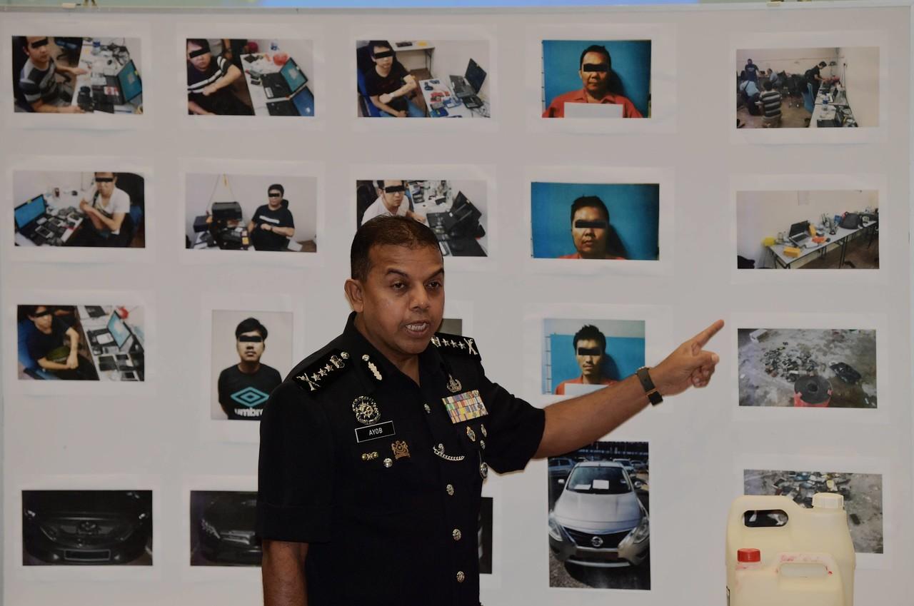 Ketua Polis Johor Ayob Khan. Gambar: Bernama