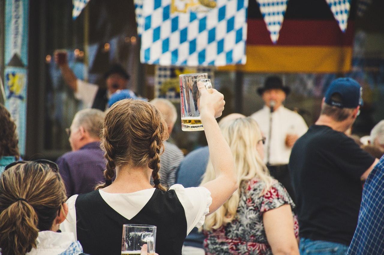 Every year, drinkers quaff nearly eight million litres of beer in tents with seating for around 100,00 revellers. Photo: Pexels