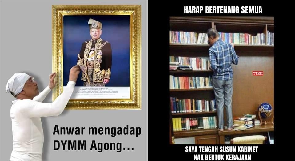 Pictures such as this are circulating on social media, hours after PKR president Anwar Ibrahim said he had 'formidable' support from MPs.
