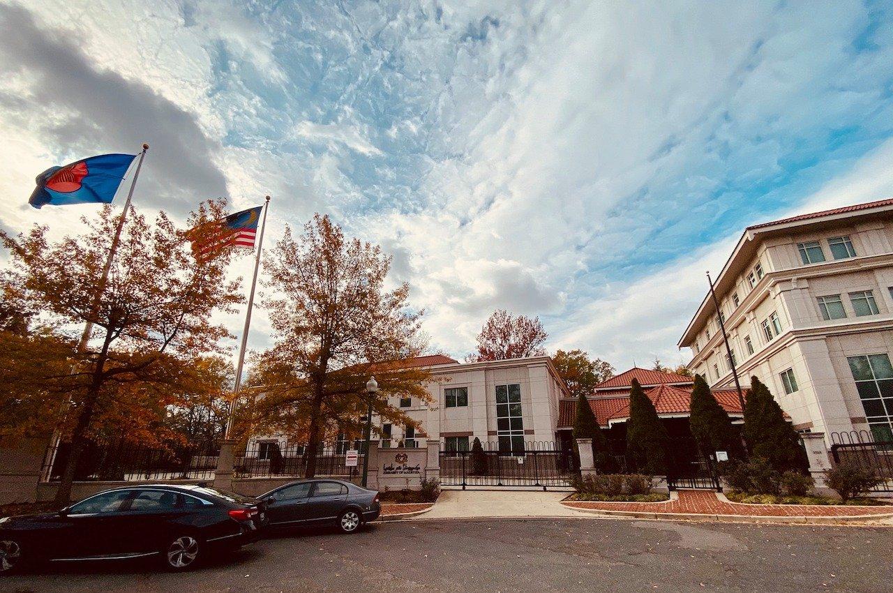 Kedutaan Malaysia di Washington DC, Amerika Syarikat. Gambar: Kedutaan.
