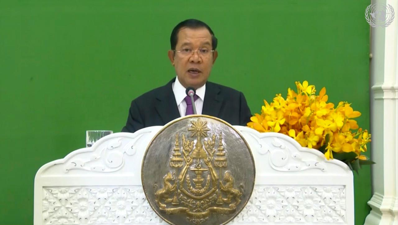 Cambodian Prime Minister Hun Sen has repeatedly insisted that the country's constitution forbids any foreign military bases inside its borders. Photo: AP