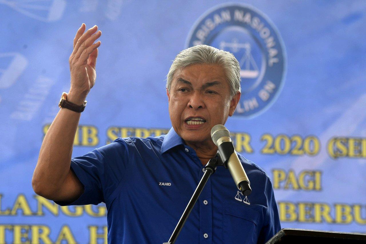 Pengerusi Barisan Nasional Ahmad Zahid Hamidi. Gambar: Bernama