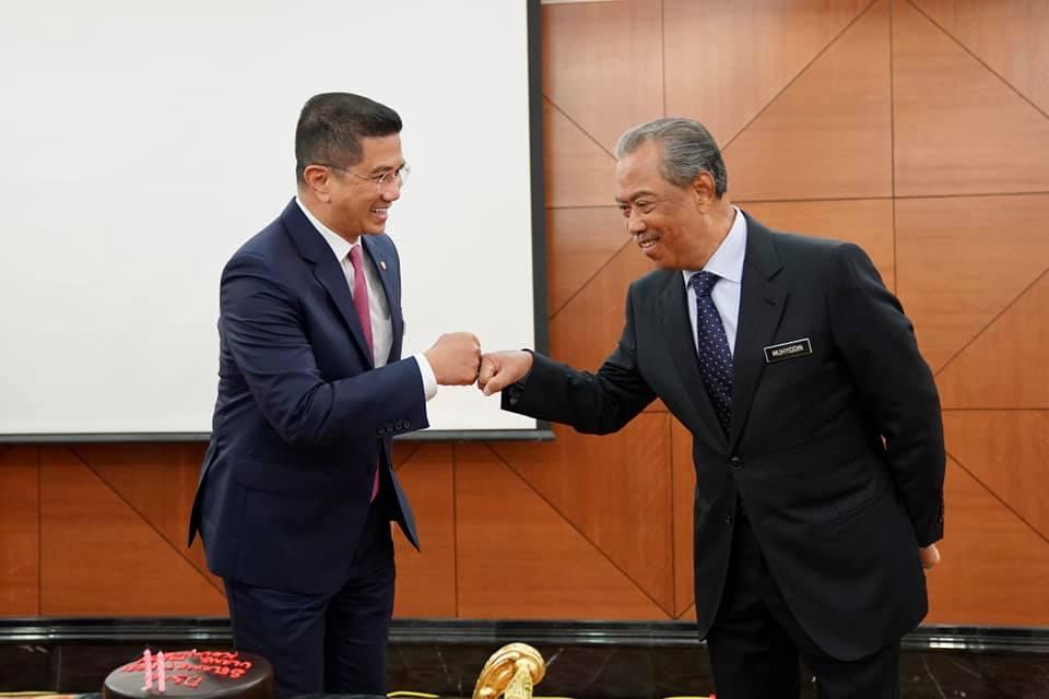 Bersatu's Muhyiddin Yassin and former PKR number two Mohamed Azmin Ali were branded traitors after they spearheaded a move to seek a new alliance with BN MPs to bring down the PH government early this year. Photo: Facebook