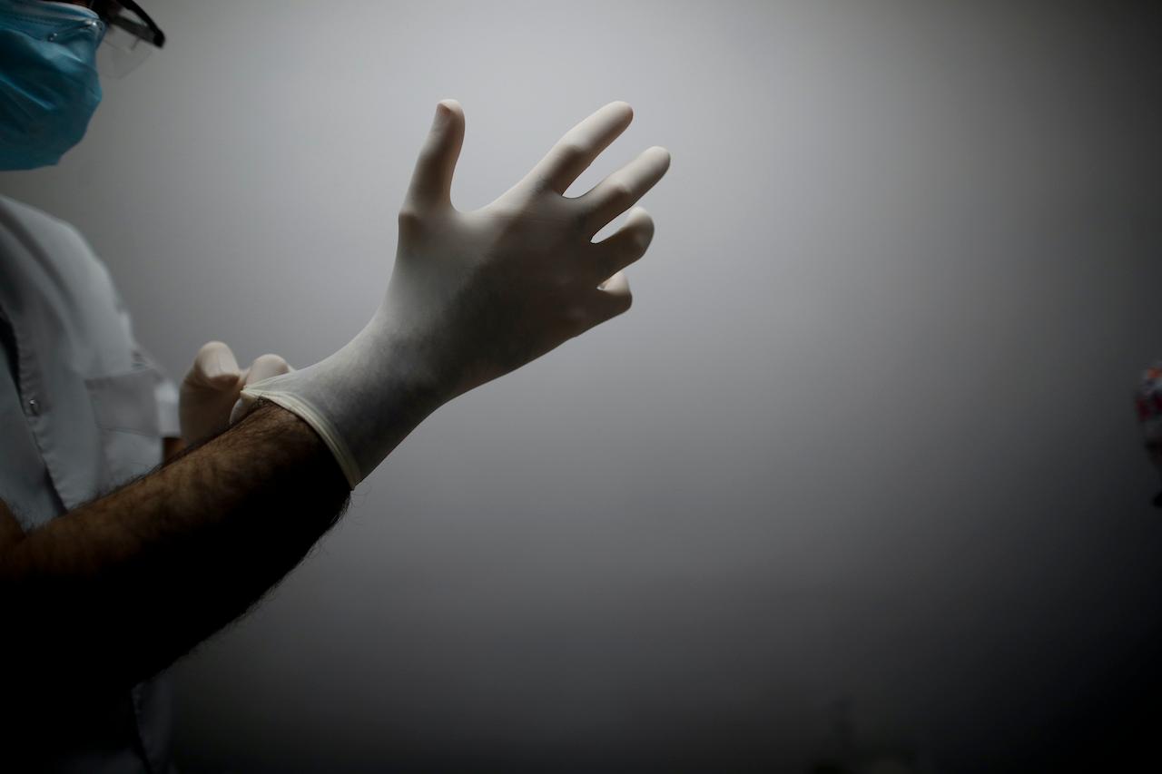 Demand for gloves from US hospitals alone has risen multiple times since the period before the coronavirus pandemic. Photo: AP