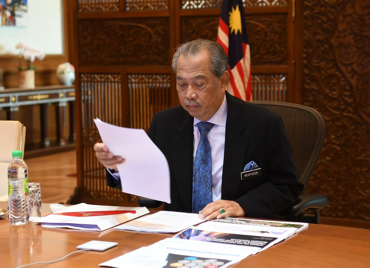 Perdana Menteri Muhyiddin Yassin. Gambar: Bernama