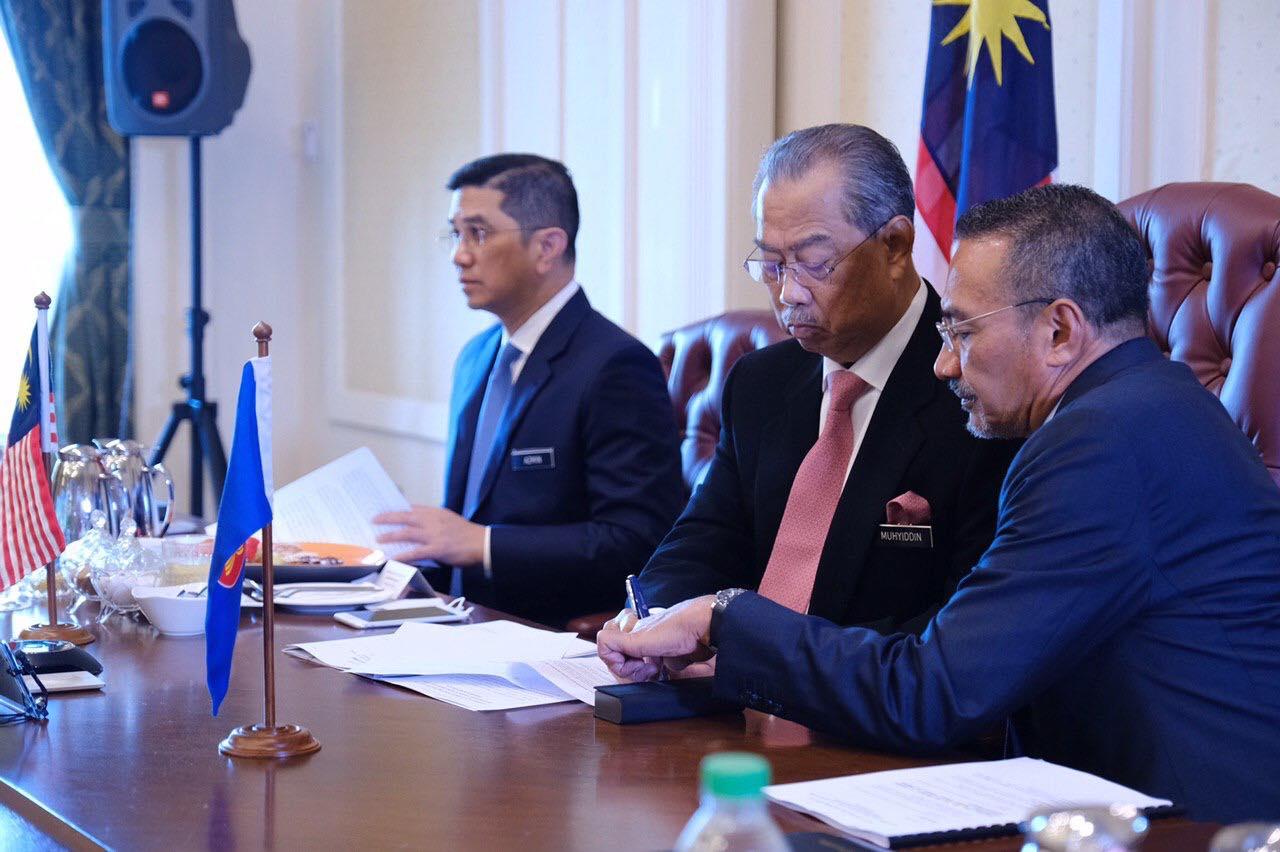 It's business as usual in the Cabinet despite talk of a reshuffle and the appointment of a deputy prime minister. Photo: Hishammuddin Hussein Facebook