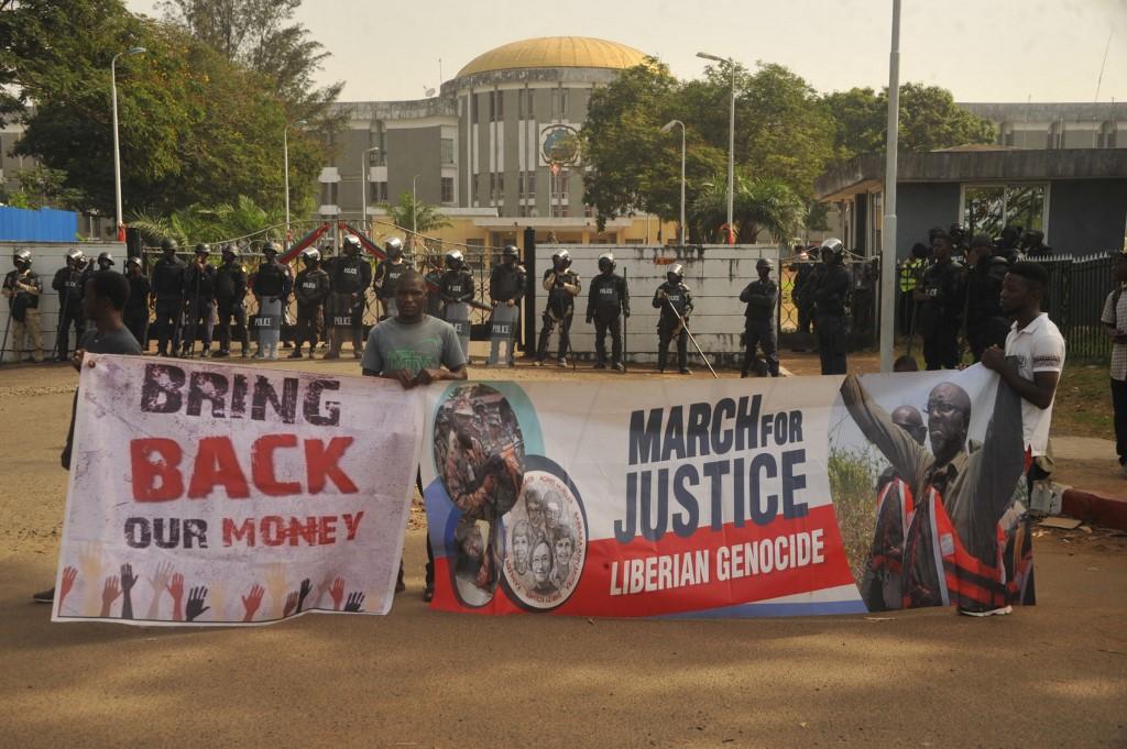 LIBERIA-POLOTICS-PROTEST
