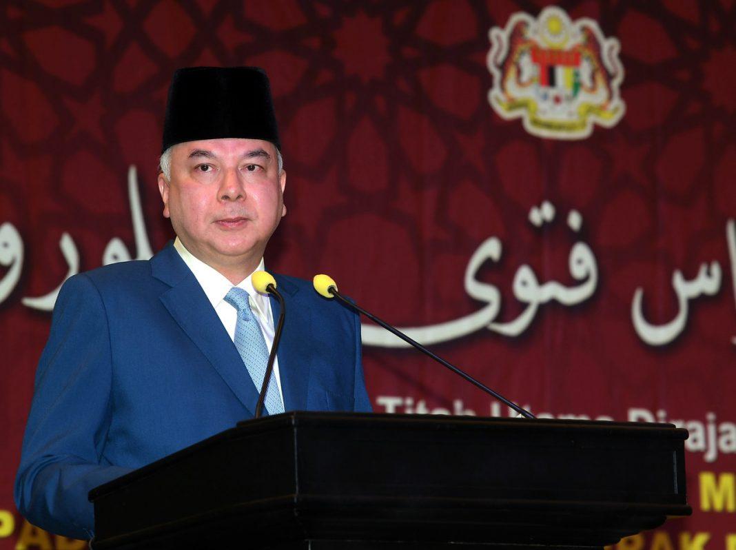 Sultan Perak Sultan Nazrin Shah. Gambar: Bernama