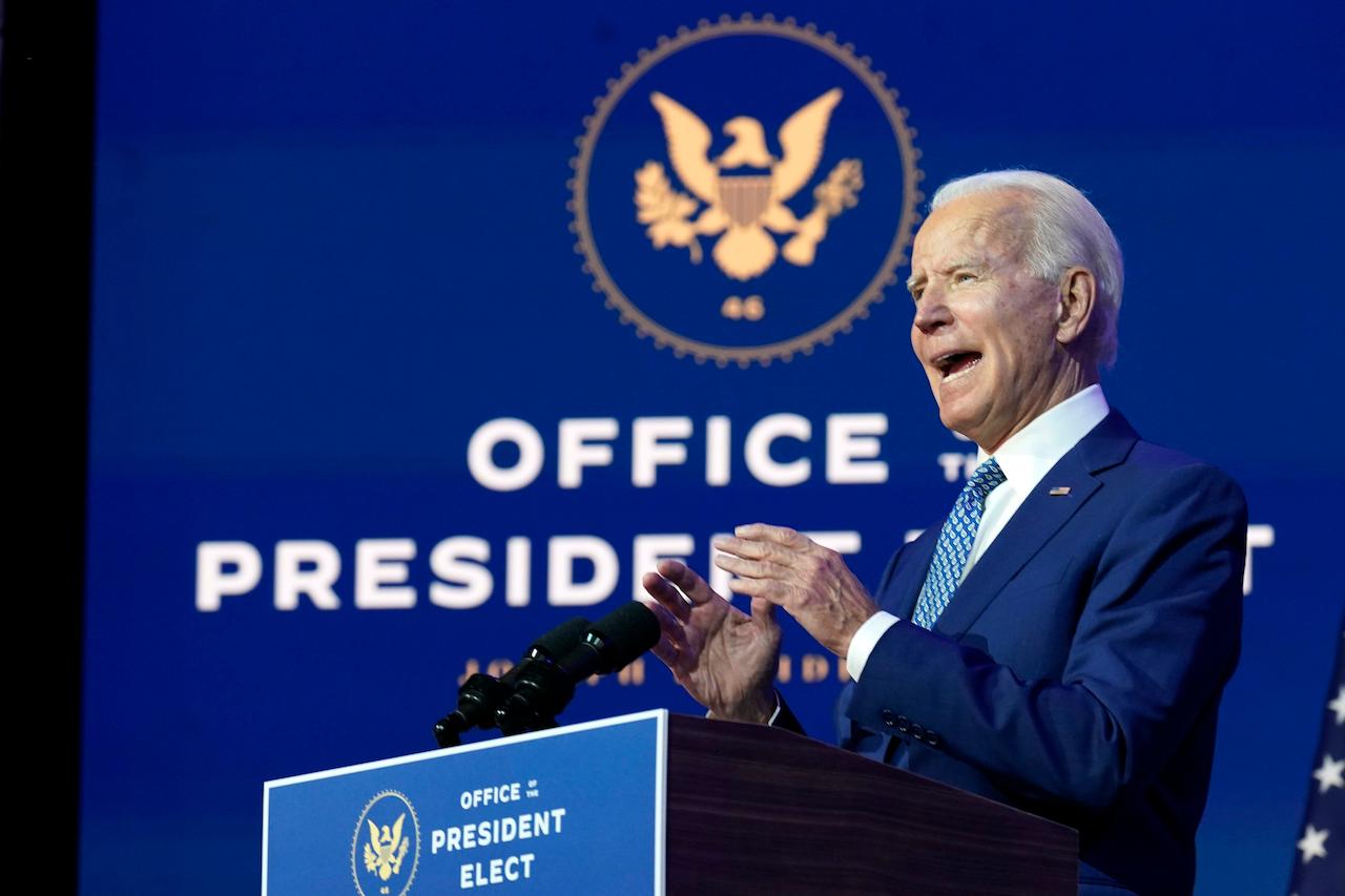 US president-elect Joe Biden. Photo: AP