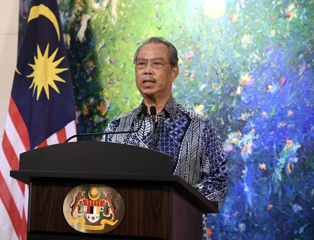 Prime Minister Muhyiddin Yassin. Photo: Bernama