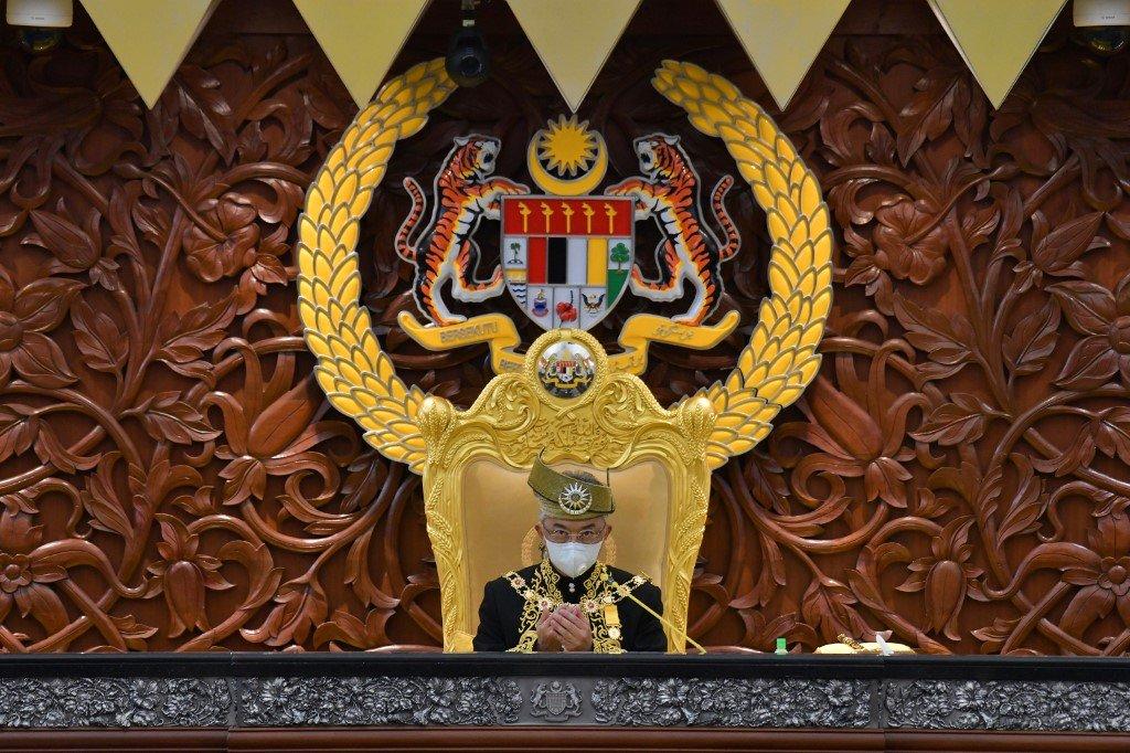 Yang di Pertuan Agong Sultan Abdullah Sultan Ahmad Shah. Gambar: AFP