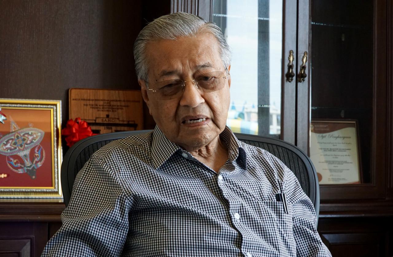 Bekas perdana menteri Dr Mahathir Mohamad. Gambar: Bernama