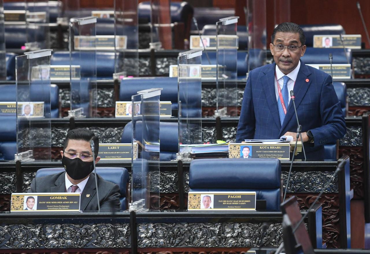 Menteri di Jabatan Perdana Menteri (Parlimen dan Undang-undang) Takiyuddin Hassan. Gambar: Bernama