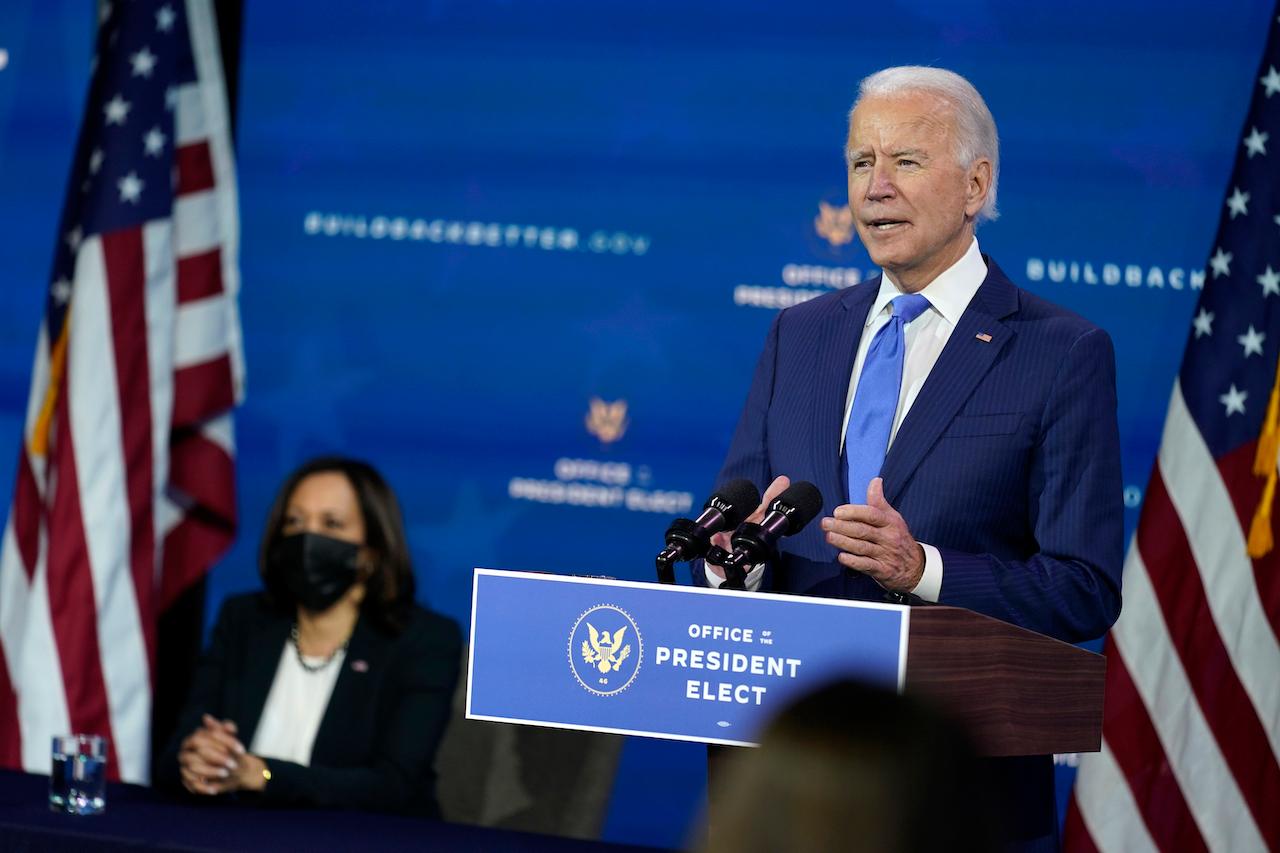 US president-elect Joe Biden. Photo: AP