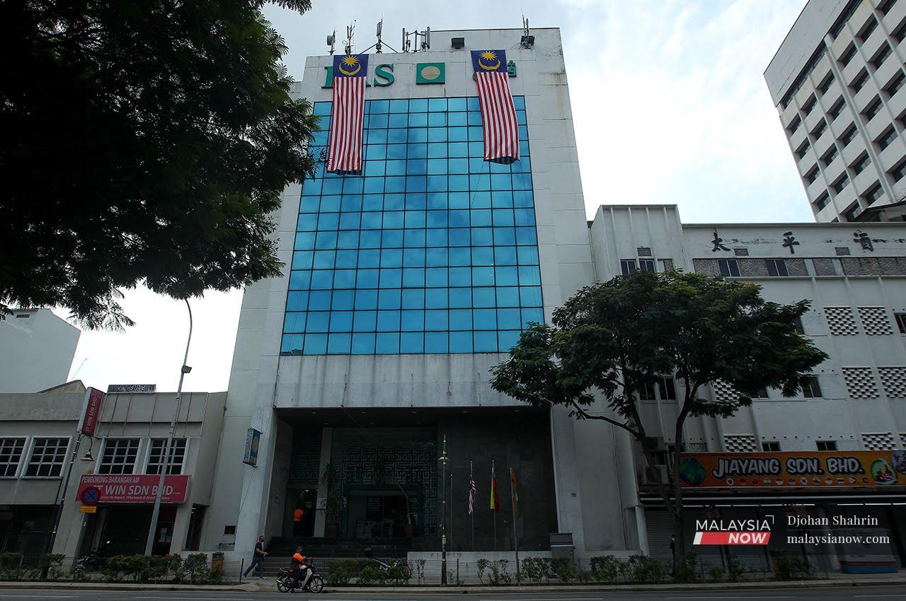 Bangunan pejabat Parti PAS di Kuala Lumpur.