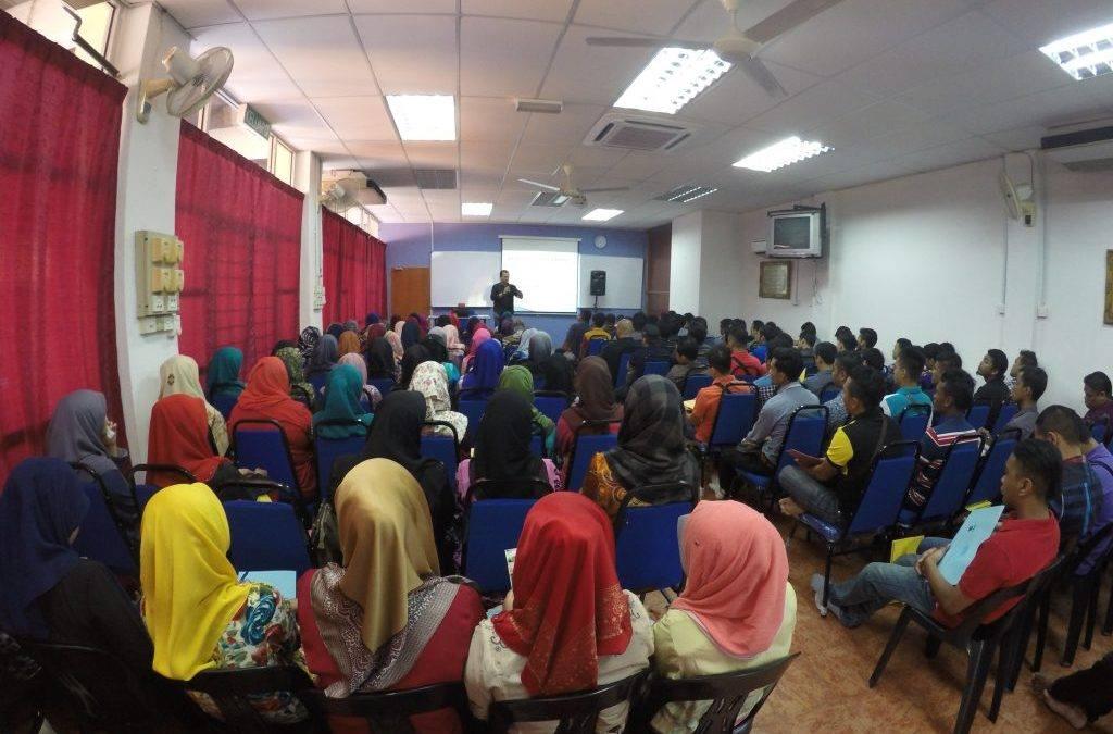 Couples attend the compulsory pre-marriage course in Johor. Photo: Facebook