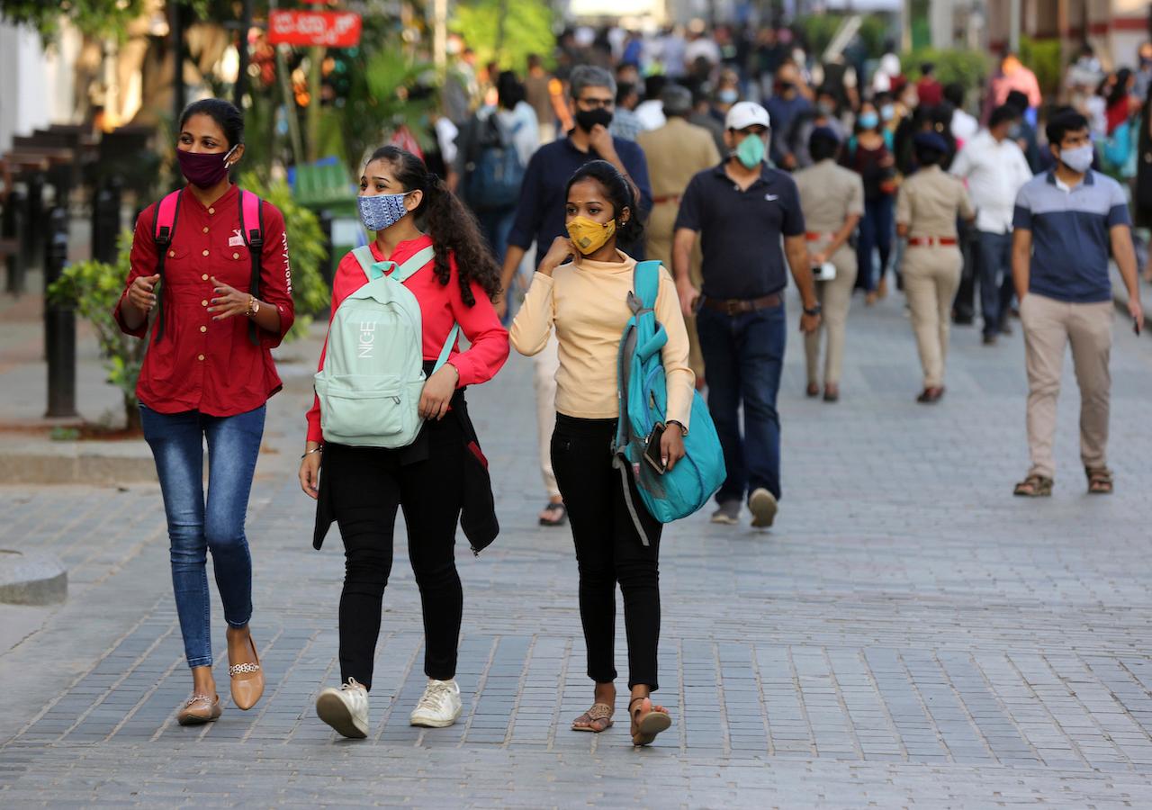 The illness struck as India continues to battle its coronavirus pandemic which is keeping it near the top of the list of most infected countries in the world. Photo: AP