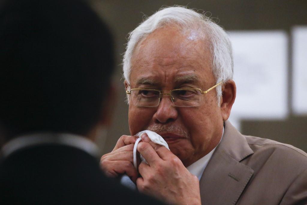 Bekas perdana menteri, Najib Razak. Gambar: AFP