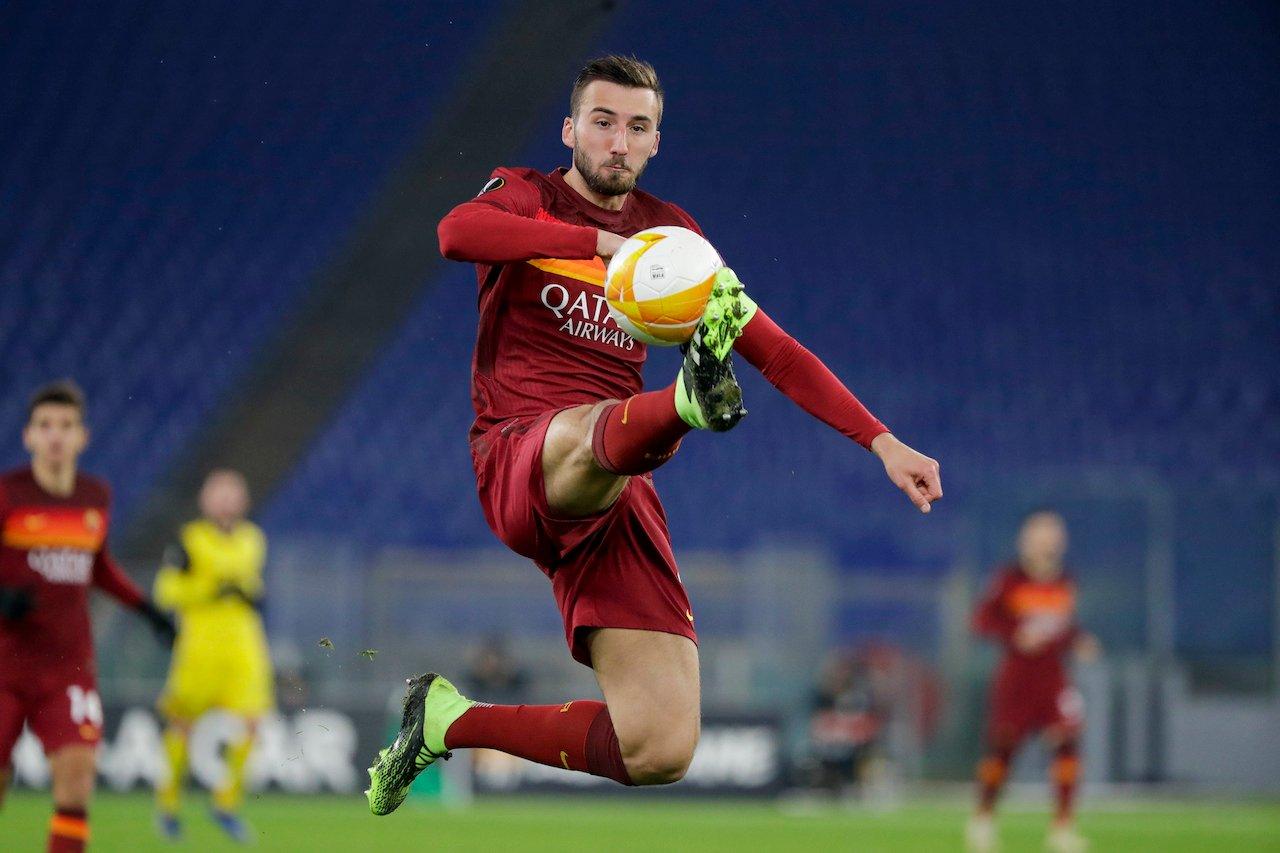 Italy international midfielder Bryan Cristante. Photo: AP