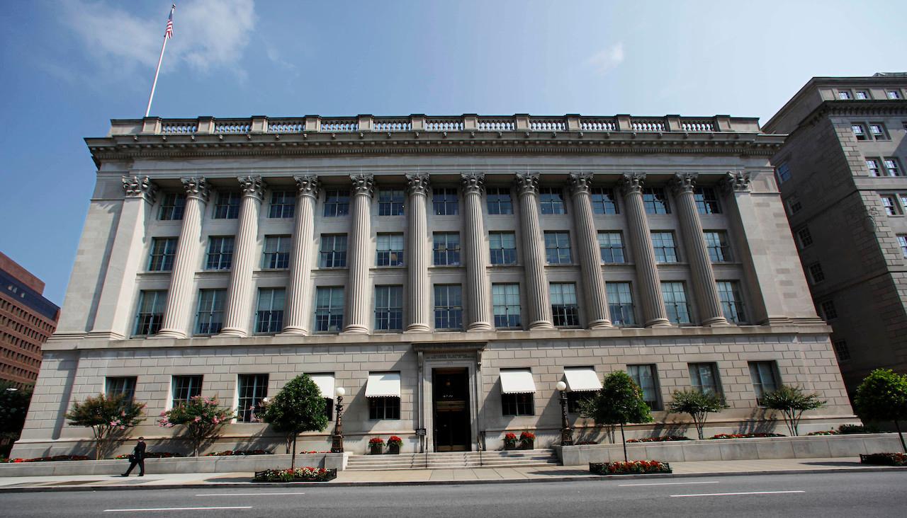 The US Chamber of Commerce building in Washington. Hackers have reportedly broken into systems used by top US Treasury officials during a massive cyberattack on government agencies. Photo: AP