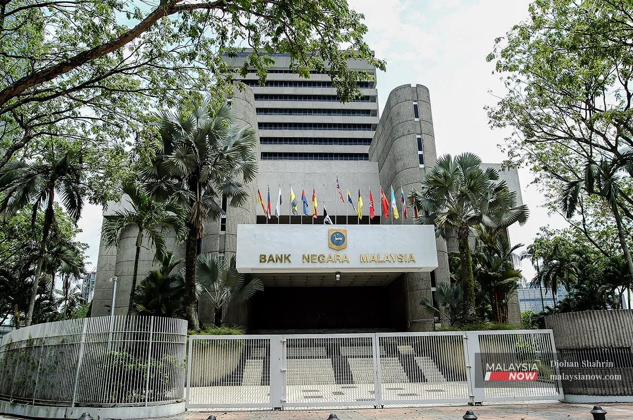 Kuala Lumpur, 22 September 2020 - Bank Negara di Kuala Lumpur.