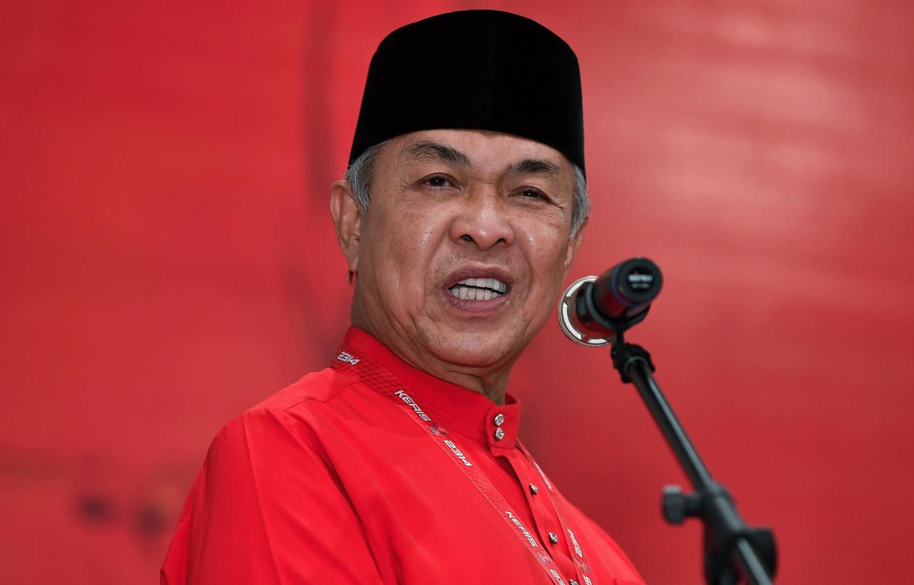 Presiden Umno yang juga Ketua Umno Bahagian Bagan Datuk, Ahmad Zahid Hamidi. Gambar: Bernama