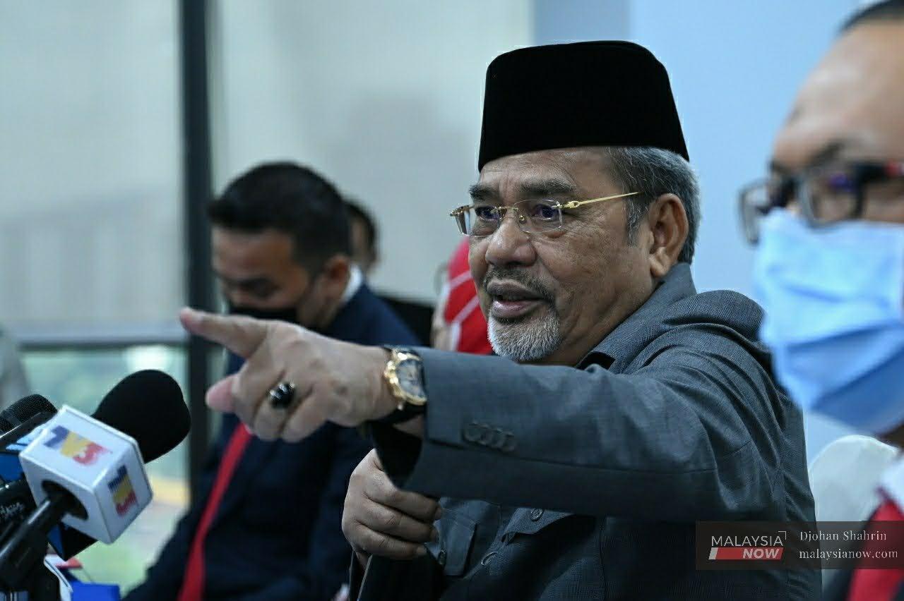 Pengarah Pilihan Raya Umno, Tajuddin Abdul Rahman.