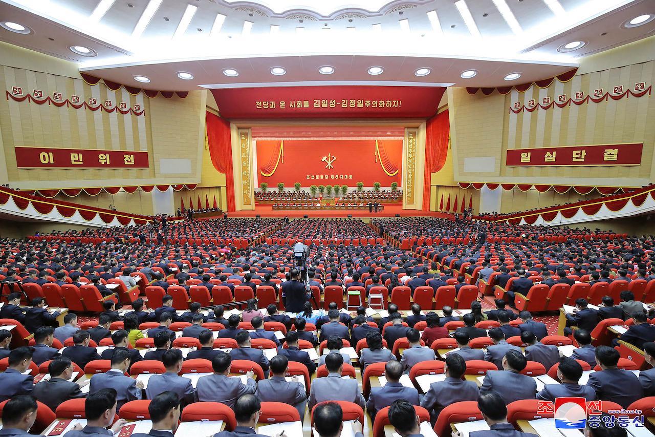 North Korean leader Kim Jong Un opened the first Workers’ Party Congress in five years on Jan 5, with an admission of policy failures and a vow to lay out new developmental goals. Photo: AP
