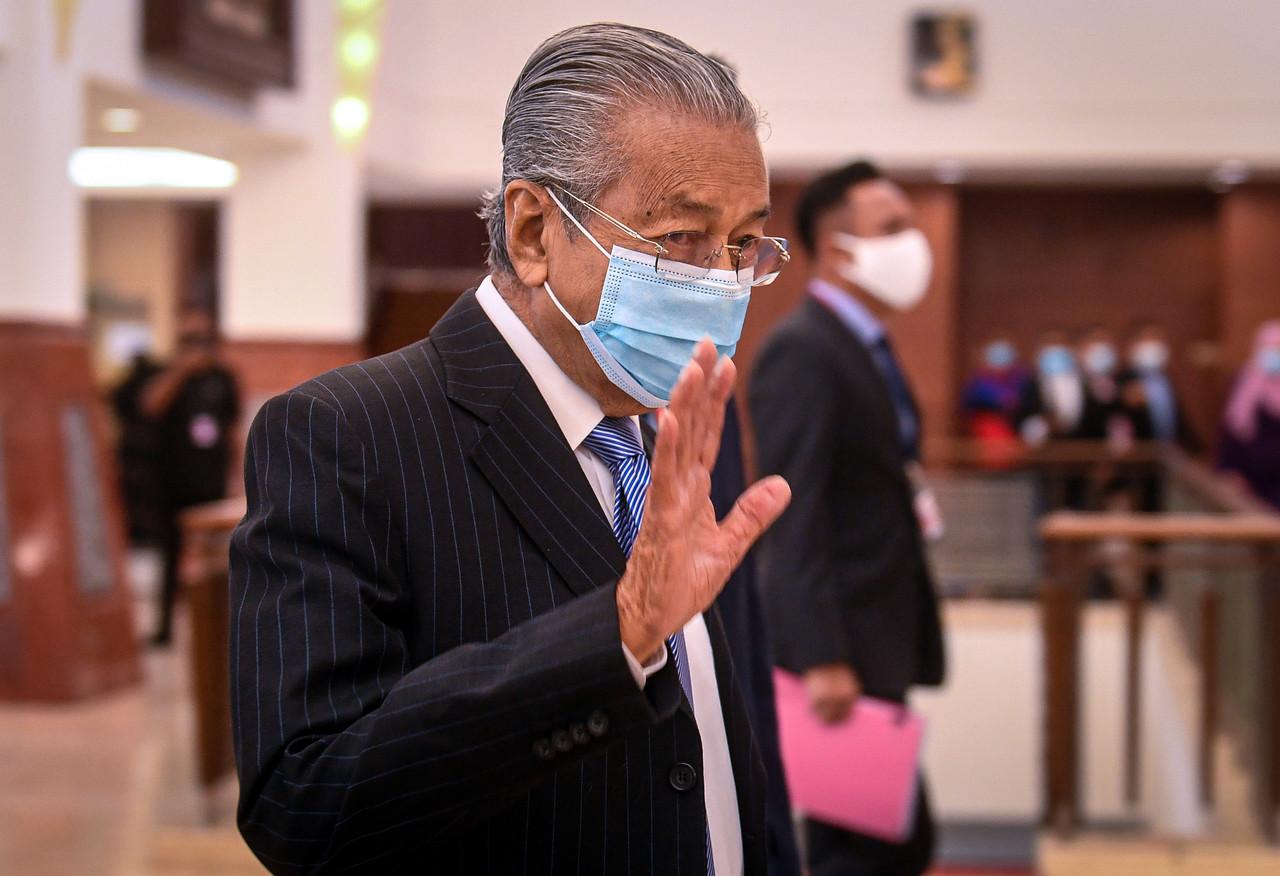 Pengasas parti Pejuang bekas perdana menteri, Dr Mahathir Mohamad. Gambar: Bernama