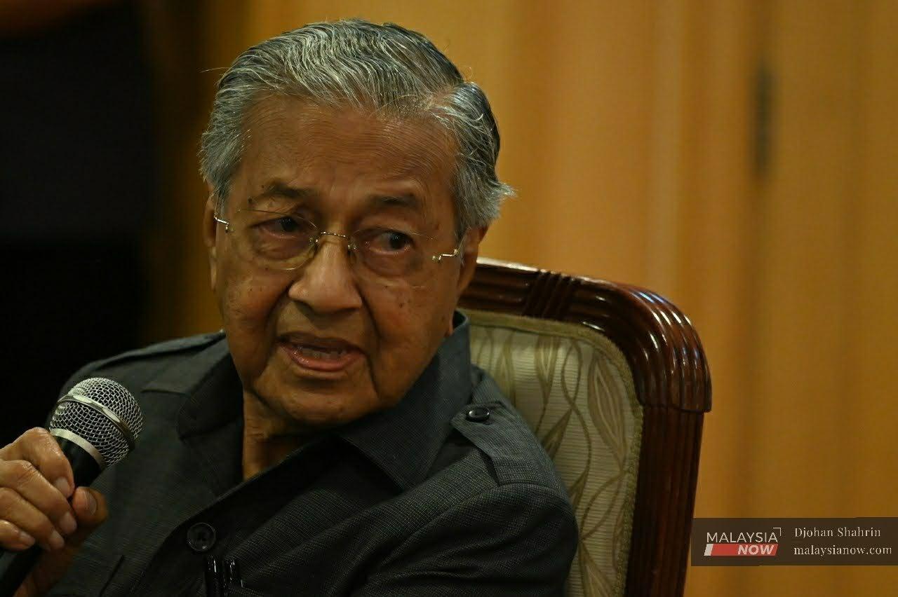 Pengasas Pejuang, Dr Mahathir Mohamad.