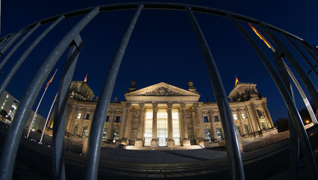 An exterior view of the Reichstag building, home of the German federal parliament, in Berlin, Germany. A draft law that would require stock exchange-listed companies with executive boards of more than three members to have at least one woman and one man on those boards will soon be put to vote. Photo: AP