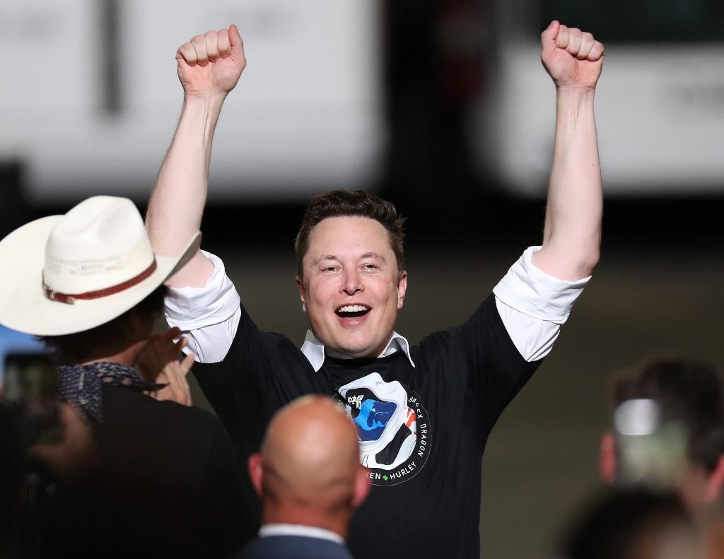 Pengasas SpaceX dan Tesla, Elon Musk. Gambar: AFP