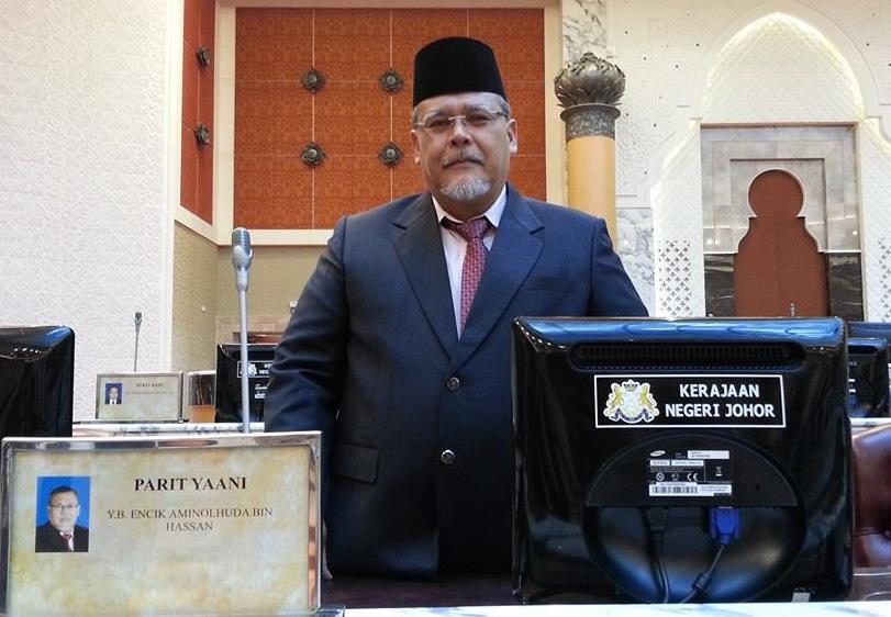Ahli Dewan Undangan Negeri (Adun) Parit Yaani Aminolhuda Hassan. Gambar: Facebook