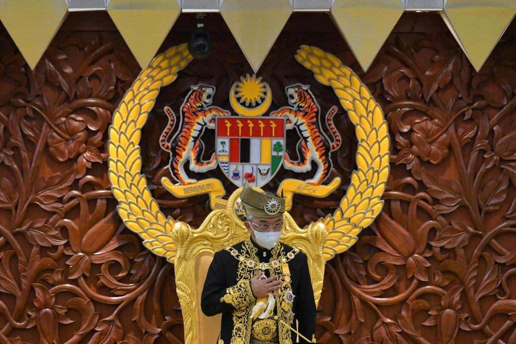 Yang di-Pertuan Agong Sultan Abdullah Sultan Ahmad Shah. Photo: AFP