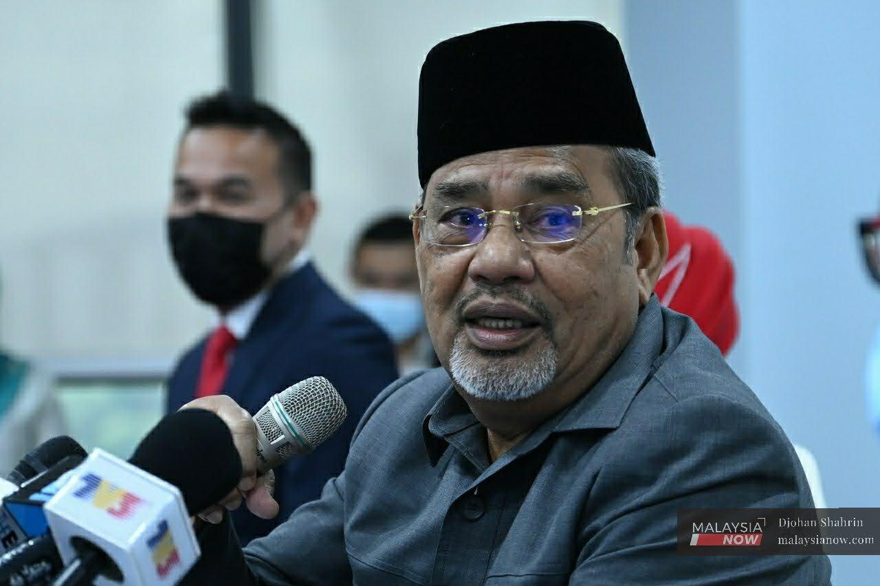 Umno election director Tajuddin Abdul Rahman.