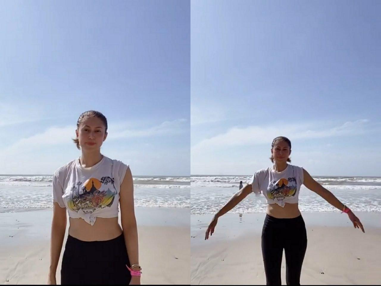 Tangkap layar video yang berdurasi 20 saat menunjukkan aksi Haflin.