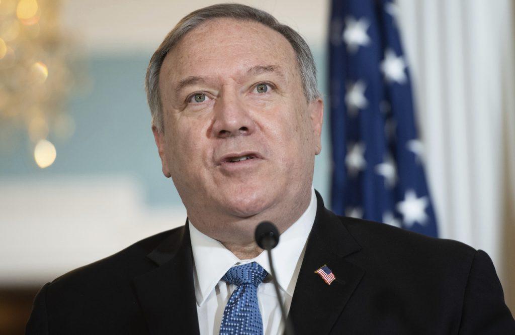 Outgoing US Secretary of State Mike Pompeo. Photo: AP