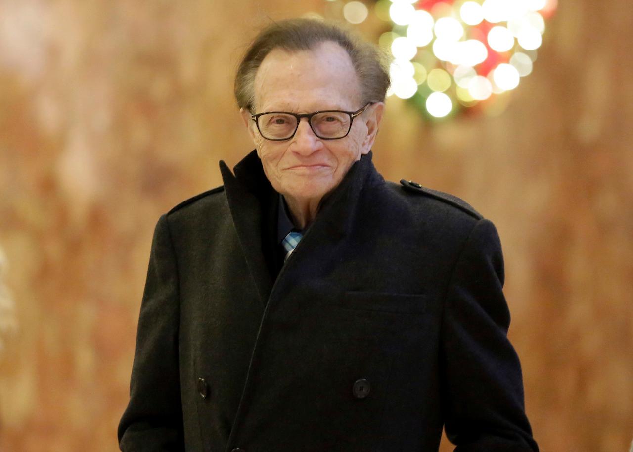 Iconic TV and radio interviewer Larry King. Photo: AP