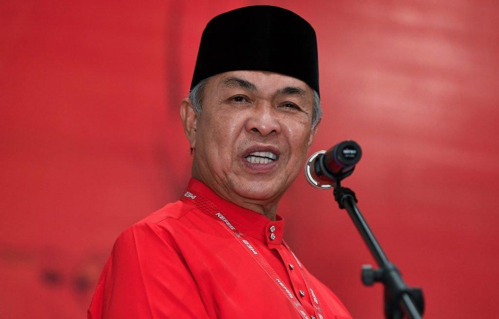 Umno president Ahmad Zahid Hamidi is facing increasing pressure to resign from the top post. Photo: Bernama